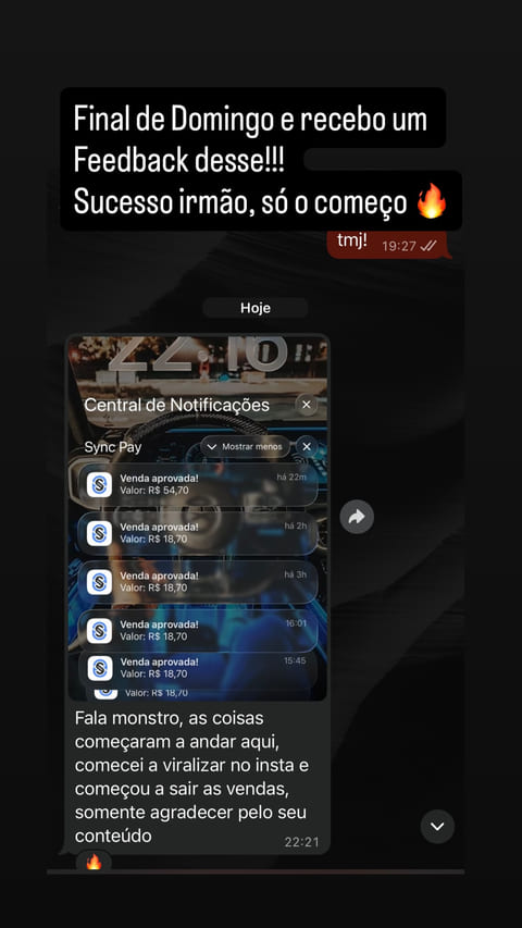 Feedback de aluno